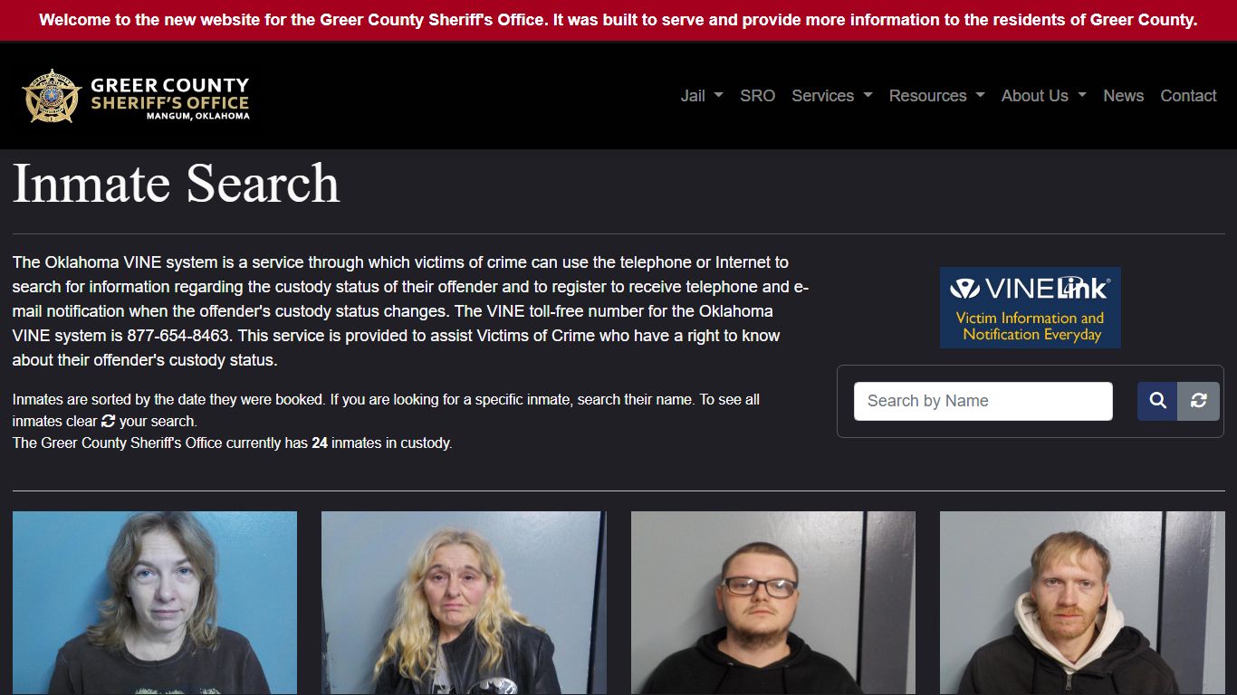 Inmate Search - Greer County Sheriff's Office